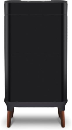 Tower T938022BLK Ozone Sensor Bin with Legs. Large 65L. Hands Free Opening. Carbon Filter. Black