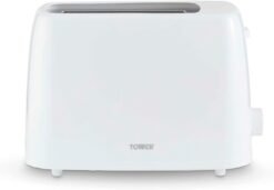 Tower PT20087WHT 2-Slice Toaster with 6 Browning Levels. Cancel Setting. Removable Crumb Tray. 650W. Black
