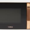 Tower T24021W Digital Microwave with 60-Minute Timer and 8 Autocook Settings. 20L. 800W White and Rose Gold