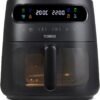 Tower. T17123. Vortx Vizion 7.5L Air Fryer with Colour Digital Display. Digital Control Panel & 7 One-Touch Pre-sets. 1900W. Black