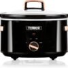 Tower T16018RGG 3.5 Litre Slow Cooker with Tempered Glass Lid and Keep Warm Function. 210W. Rose Gold