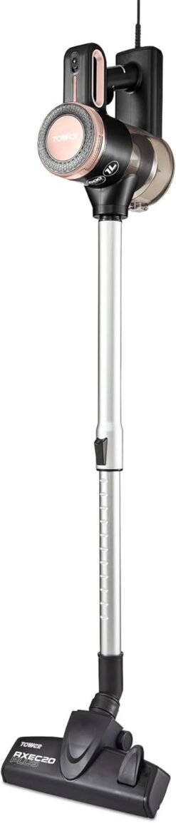 Tower T513005BLG Pro Corded 3-in-1 Vacuum Cleaner with Cyclonic Suction. Built-in HEPA 13 Filter and Detachable Handheld Mode. Black and Rose Gold