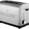 Tower T20014 Infinity 2 Slice Toaster. Adjustable Browning Settings with Defrost. Reheat & Cancel functions. 900W. Stainless Steel