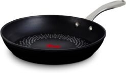 Tower T900301 SmartStart Ultra Forged 28cm Aluminium Frying Pan with Easy Clean Aeroglide Non-Stick. 15x Stronger. Induction Compatible. Oven Safe up to 220°. Long Lasting. PFOA Free