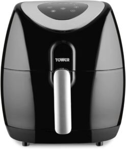 Tower Vortx T17024 Digital Air Fryer Oven with Rapid Air Circulation and 60 Min Timer. 4.3 Litre. Black