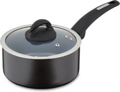 Tower T80357 Cerasure 18cm Saucepan with Non-Stick Coating. Suitable for all Hob Types. Graphite
