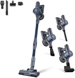 Tower T513015 VL50 EVO FLEXI PET Pro Performance 3-in-1 Cordless Vacuum Cleaner with Cyclonic Suction. 1L Turbo Pet and Upholstery Brush. 22.2V. 150W. Purple