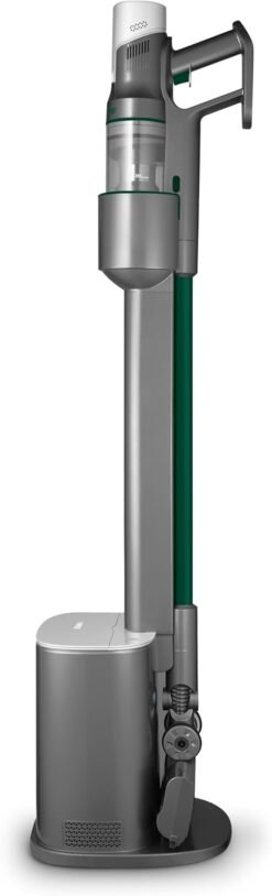 Tower T527102 VL220 Cyclone Dust Master Vacuum Station with EVO Anti-Tangle Floor Head. HEPA Filter. Handheld Function. Cordless BLDC Brushless Motor. 2L Docking Dust Station. 25.9V. Titanium & Black