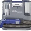Tower T548005 AquajetPlus Spot Cleaner with Suction Nozzle & Brush. 1.2L Clean & Dirty Water Tanks. 1.2m Hose. 400W. Grey & Blue