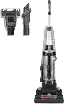Tower T108000PLPET TXP30PET Bagless Pet Upright Vacuum Cleaner with HEPA Filter. Crevice Tool. Floor Brush and Pet Turbo Brush. Platinum