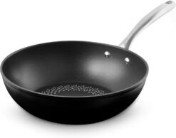 Tower SmartStart Ultra Forged 28cm Aluminium Wok with Easy Clean Aeroglide Non-Stick. 15x Stronger. Induction Compatible. Oven Safe up to 220°. Long Lasting. PFOA Free. T900306