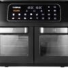 Tower T17102 Vortx Vizion Dual Compartment Air Fryer Oven with Digital Touch Panel. 11L. Black
